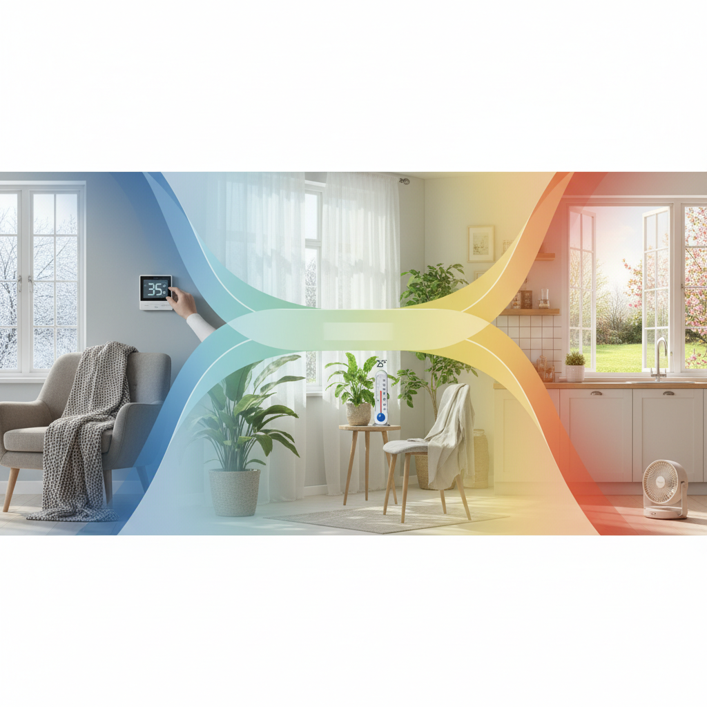 How the 35-25-15 Temperature Layering Method Optimizes Comfort and Energy Bills During Seasonal Home Transitions