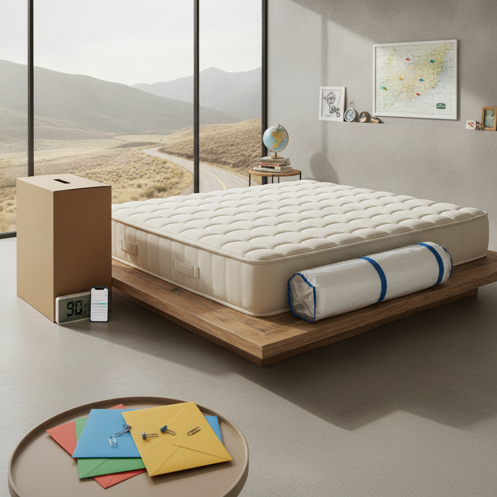How Mattress-in-a-Box Brands Use Trial Period Length and Return Logistics as Competitive Signals and What to Actually Compare Before You Order