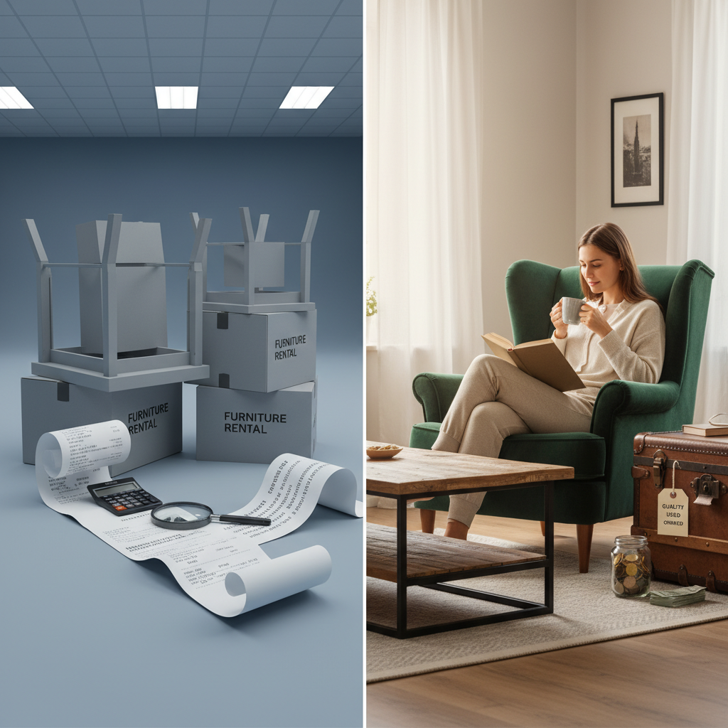 How Furniture Rental Services Hidden Costs Make Buying Quality Used Pieces More Affordable Long-Term