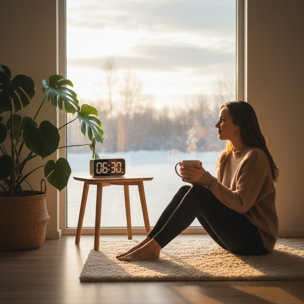 How the 30-30-30 Morning Light Method Regulates Circadian Rhythm and Prevents Seasonal Depression During Dark Winter Months