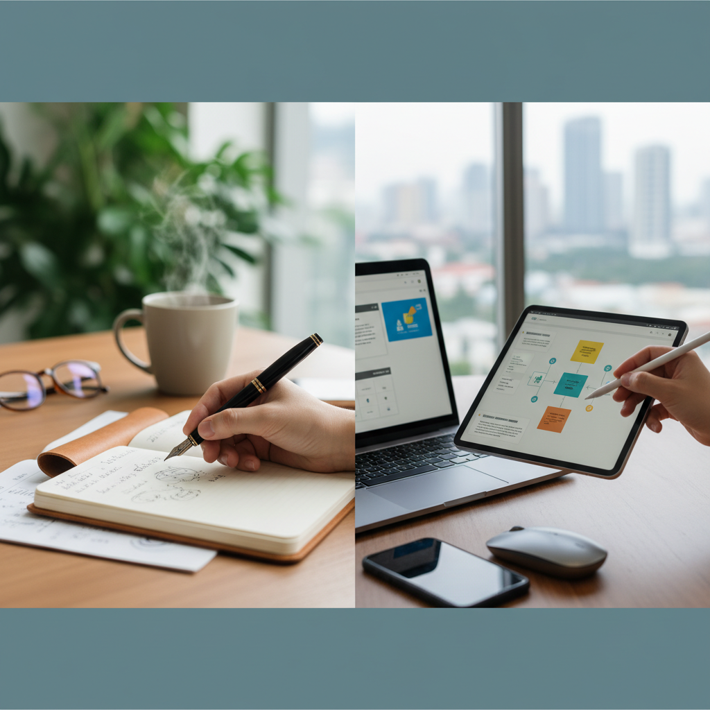 How Handwriting vs Digital Note-Taking Affects Memory Retention and Creative Problem-Solving During Meetings