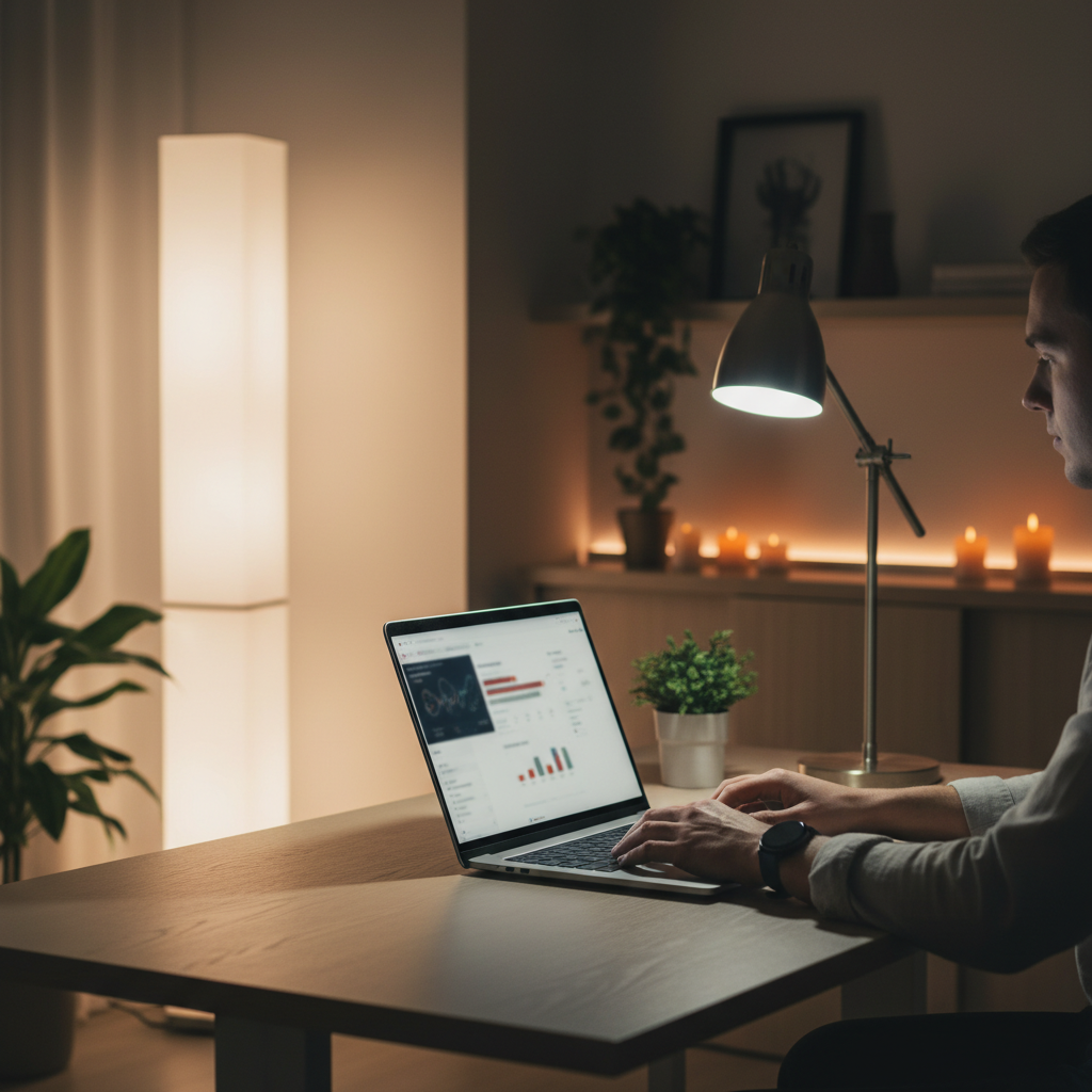 How the 60-30-10 Room Lighting Method Reduces Eye Strain and Improves Productivity During Long Indoor Work Sessions