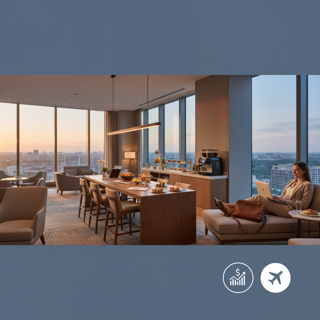 How Business Hotel Executive Lounges Offer Better Value Than Airport Lounges for Extended Layovers
