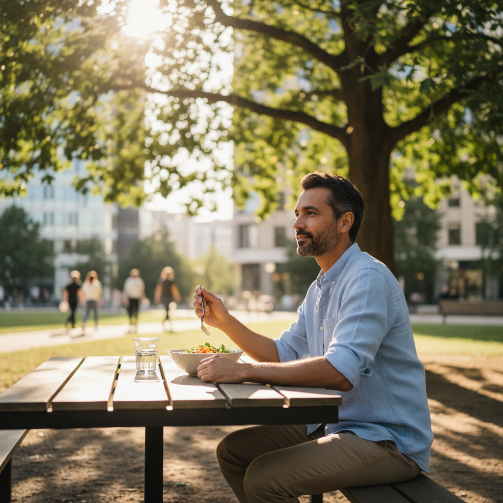 How Exposure to Natural Sunlight During Lunch Breaks Regulates Vitamin D Production and Afternoon Energy Levels
