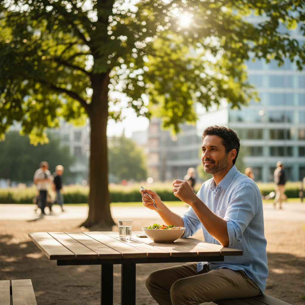 How Exposure to Natural Sunlight During Lunch Breaks Regulates Vitamin D Production and Afternoon Energy Levels