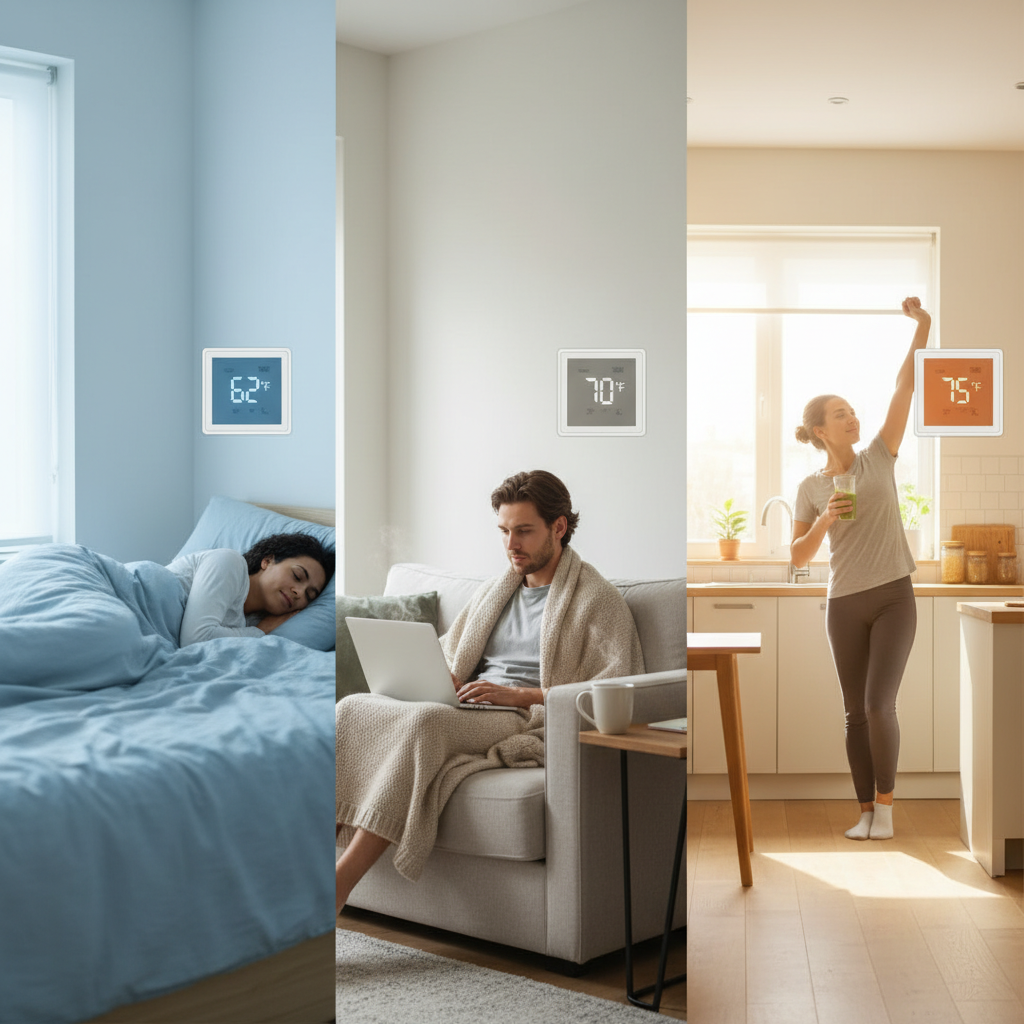 How Temperature Zones Throughout Your Home Shape Sleep Quality and Daily Productivity