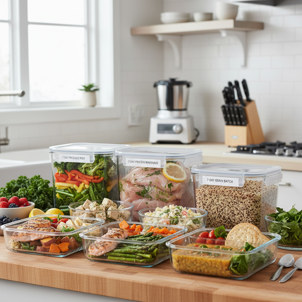 How the 7-2-7 Kitchen Prep Method Transforms Healthy Eating From Weekend Chore Into Effortless Weekday Fuel