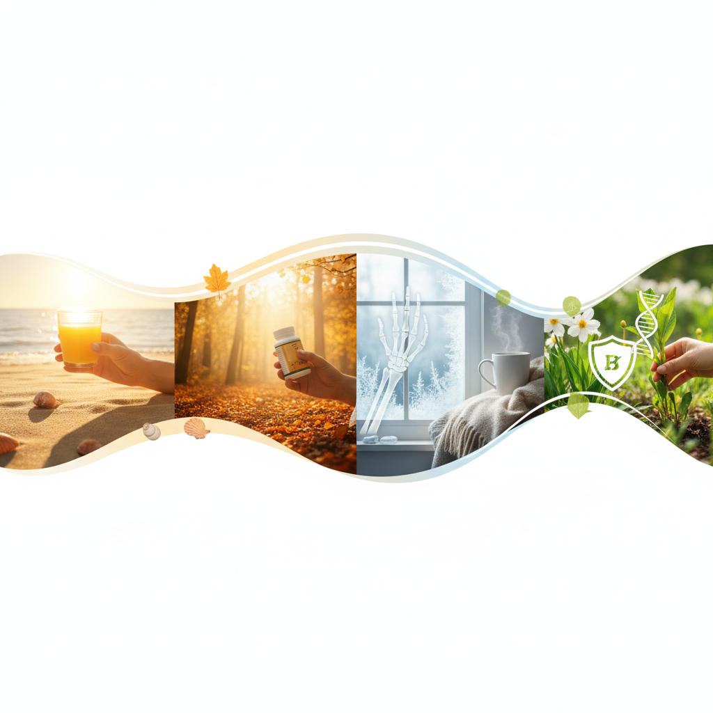 How Seasonal Vitamin D Absorption Changes Affect Your Bone Health and Immune Function Throughout the Year