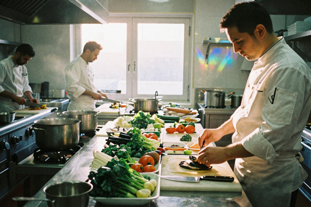 A Day in the Life of a Chef: Kitchens, Creativity, and Customer Service